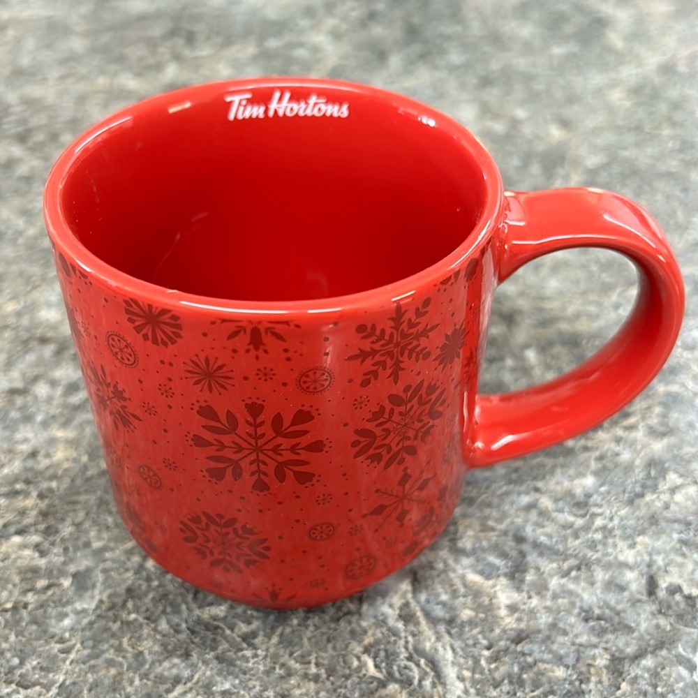 Tim Hortons 2021 Snowflake Coffee Mug